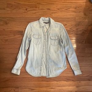 Ralph Laren Light wash Denim Shirt